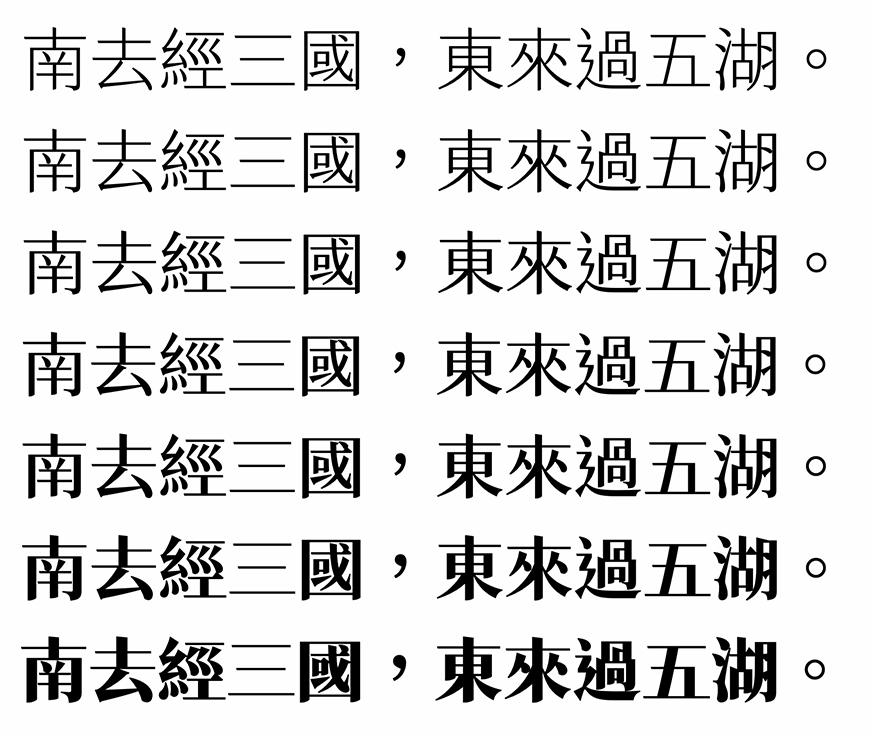 免费字体下载！一款简明现代清新轻快的中文字体：狮尾四季春